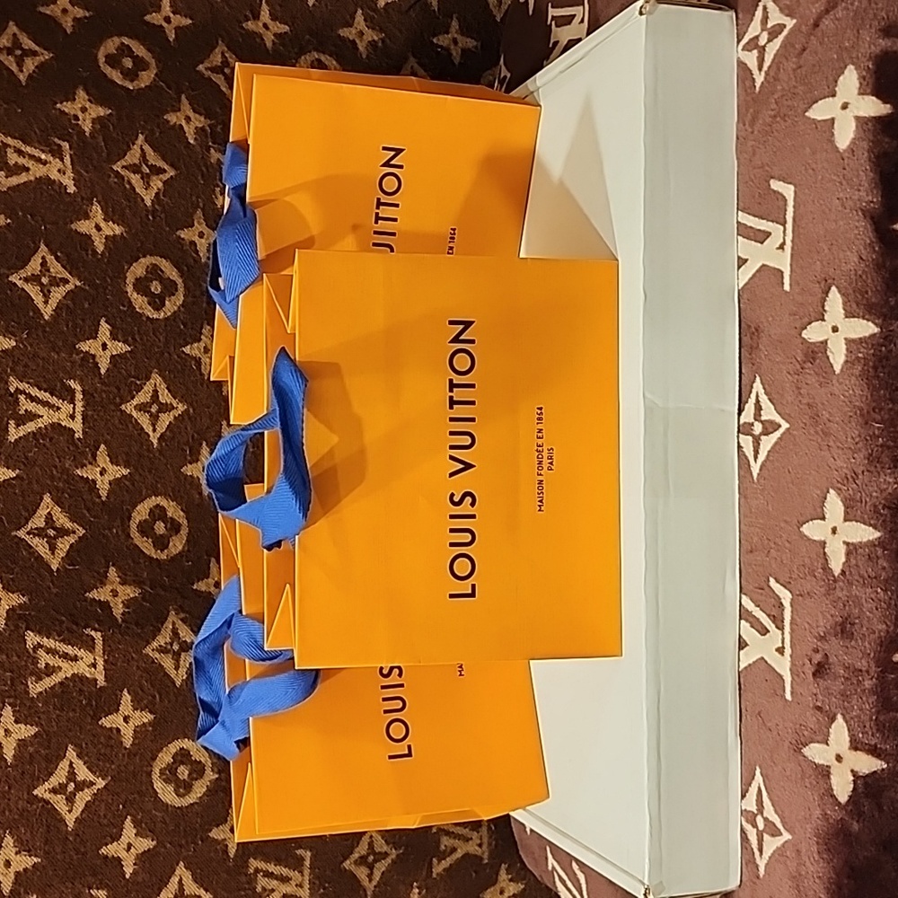 (3) Louis Vuitton Shopping Bags